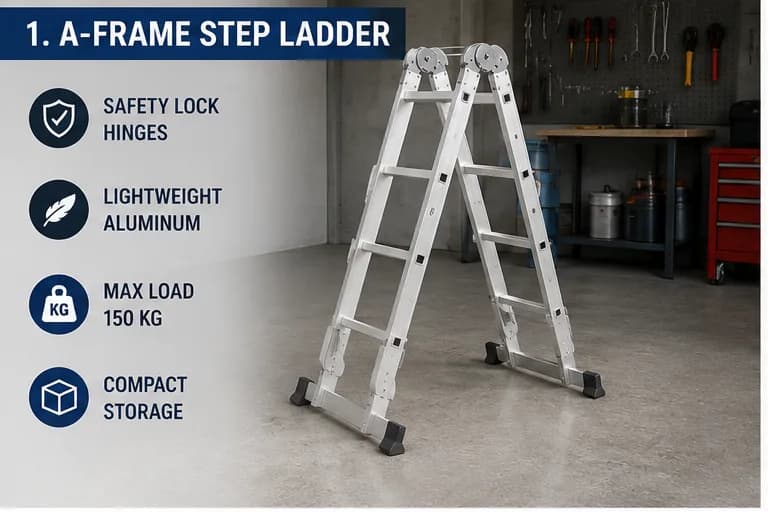 12-Foot Aluminium Multi-Purpose Ladder 4x3 thumbnail 4