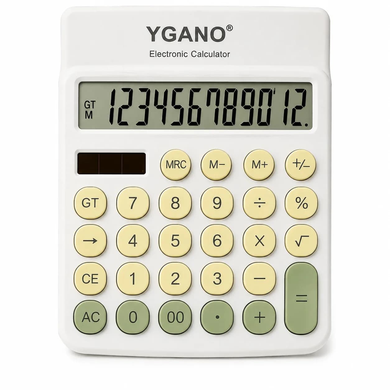 12-Digit Dual-Power Calculator