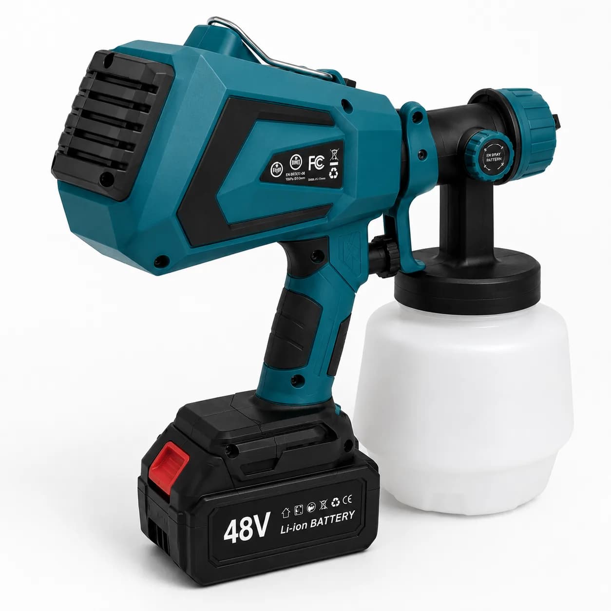 LOTATOOLS 48V Cordless Spray Gun - Brushless, 800ml, Adjustable Spray Pattern thumbnail 3